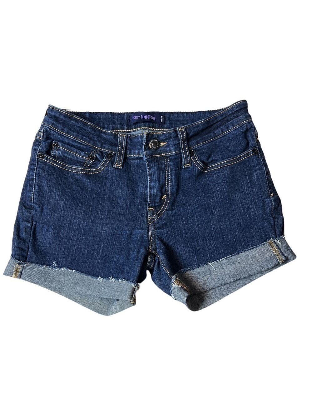 LEVI’S 535 legging shorts. Size 9 dark wash.